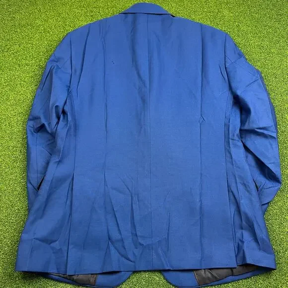 Michael Kors Mens Modern Fit Dark Blue Wool Blazer Suit Jacket 42R NWT - Picture 7 of 10